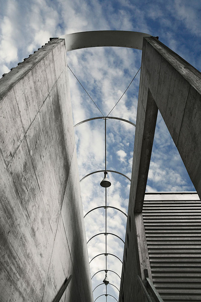 Centro Sportivo, Bellinzona, Svizzera, architetto Aurelio Galfetti